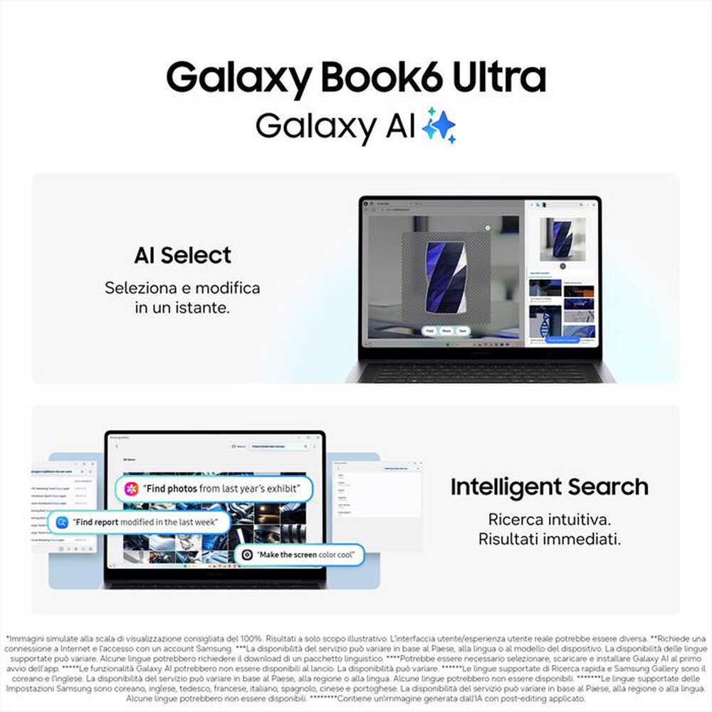 Immagine del prodotto SAMSUNG - Notebook GALAXY BOOK6 ULTRA-Gray