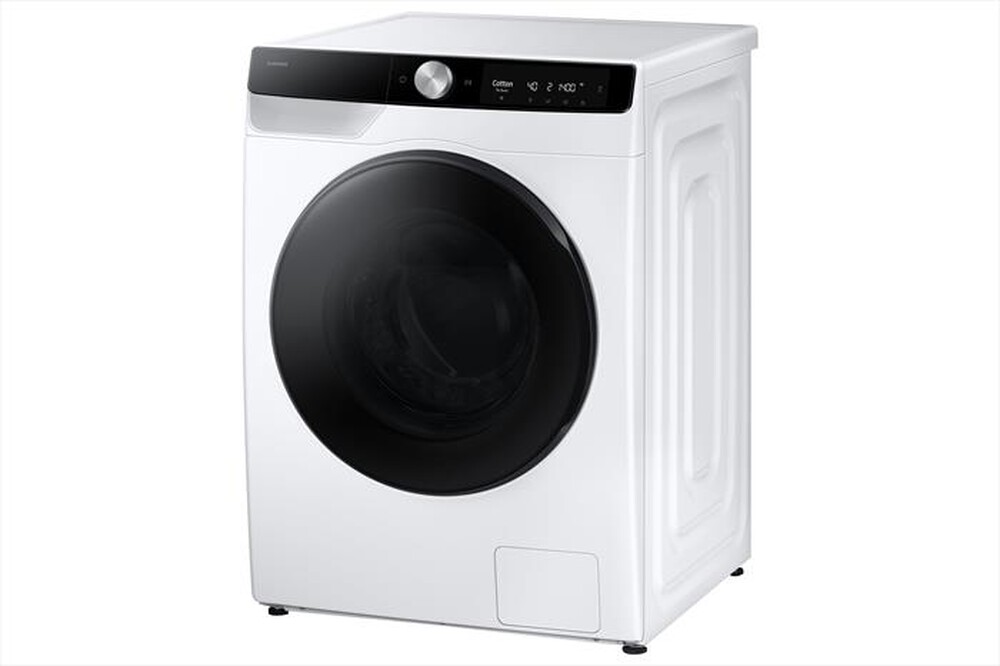 "SAMSUNG - Lavasciuga 11/6 Kg WD11DG6B85BKU3 Classe A-bianca con oblò e display nero"