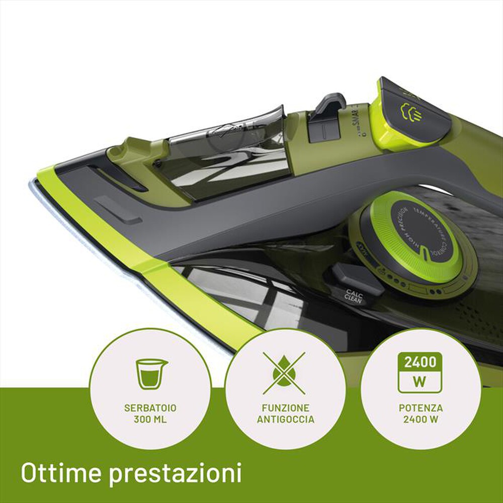 Immagine del prodotto IMETEC - Ferro a vapore SMART PERFECT-Verde/Grigio