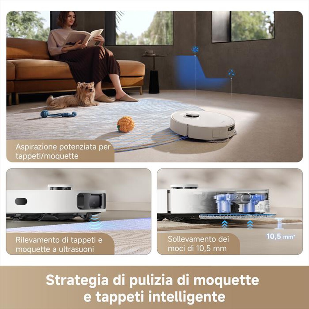 Immagine del prodotto DREAME - Aspirapolvere robot D20 ULTRA VIM-Bianco