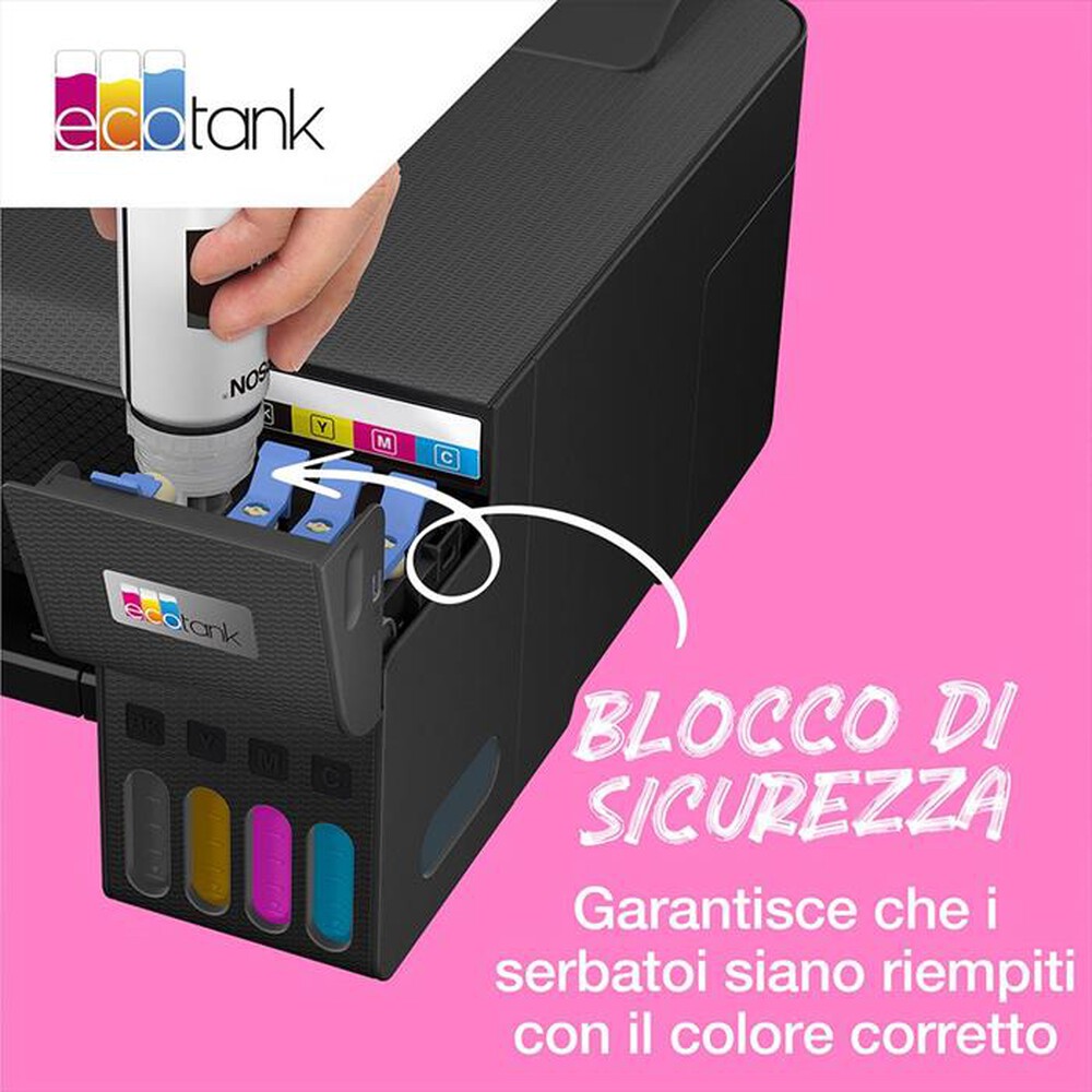 "EPSON - 104  FLACONE DI INCHIOSTRO ECOTANK T00P1 NERO-Nero"