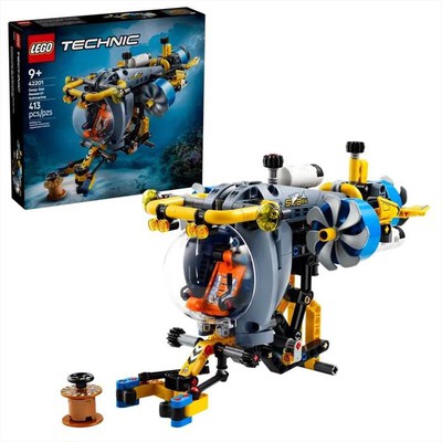 LEGO - TECHNIC Sottomarino esplorazioni abissali - 42201-Multicolore