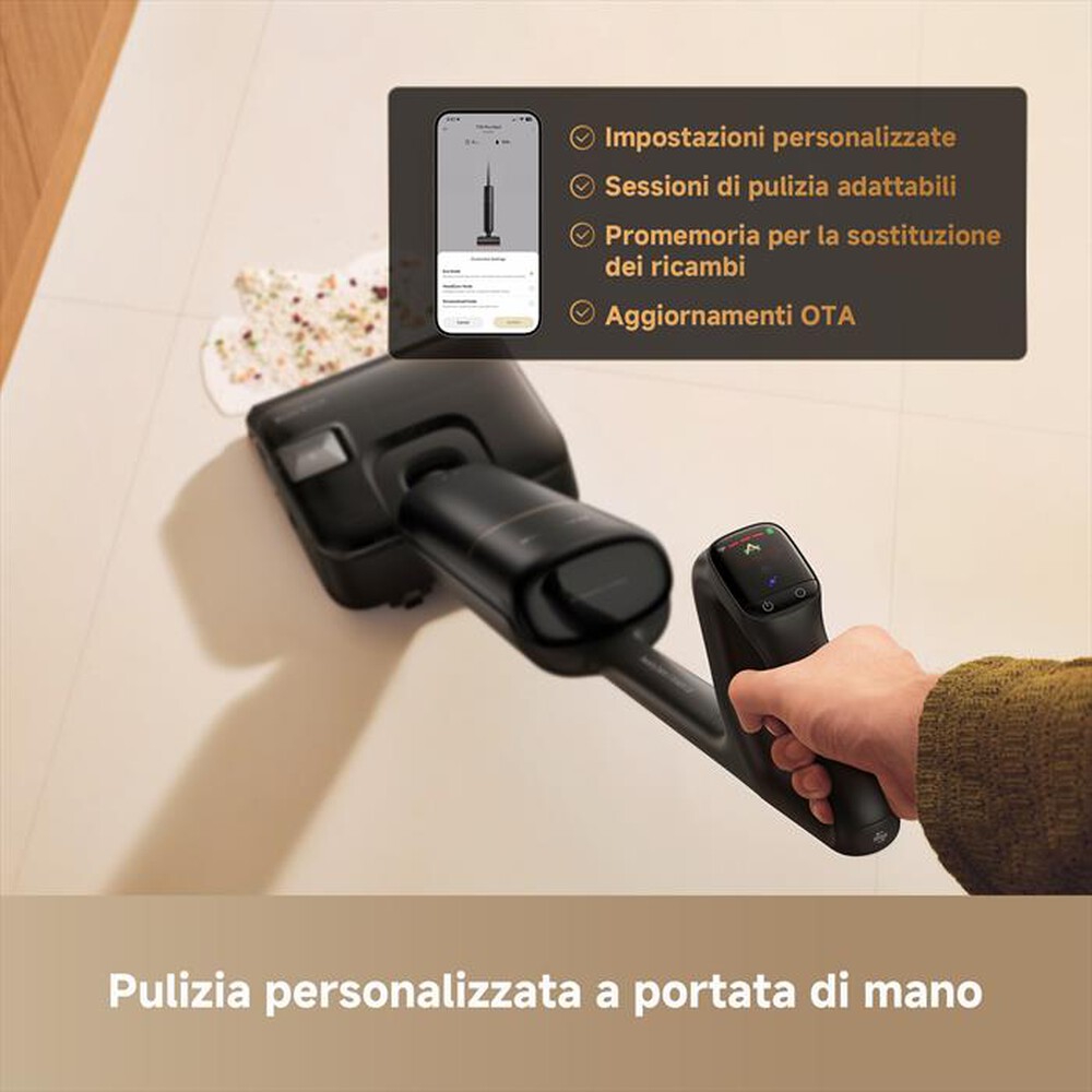 Immagine del prodotto DREAME - Scopa elettrica T16 PRO HEAT-R WET&DRY-Nero