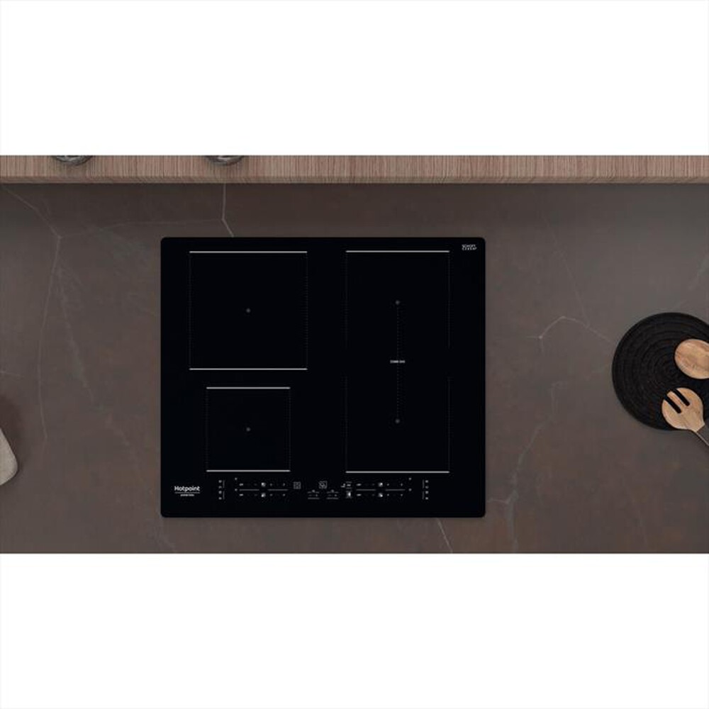 "HOTPOINT ARISTON - Piano induzione HB4860B NE 59 cm-Nero"