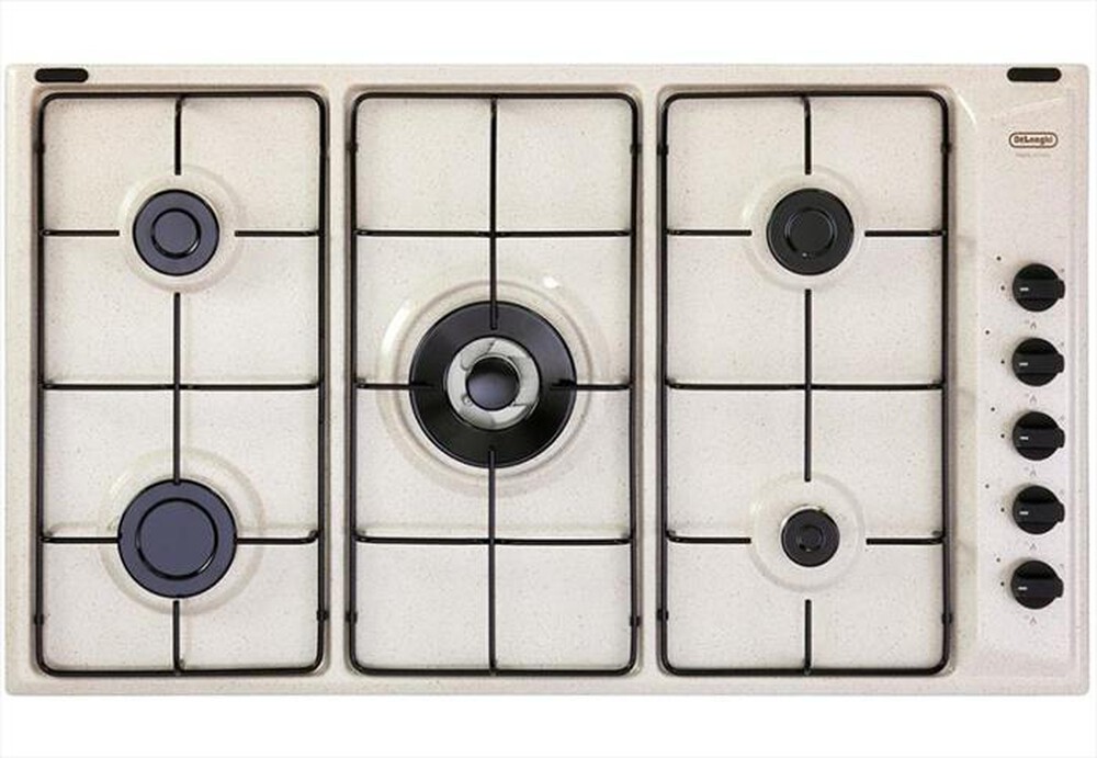 "DE LONGHI - Piano cottura a gas SL59DD 86cm-Sabbia"