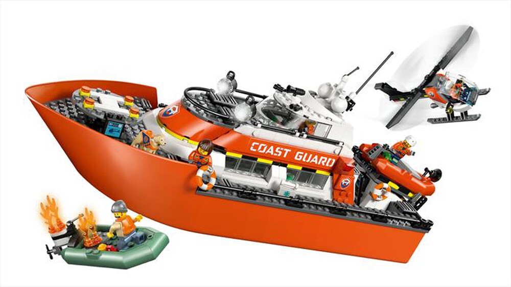 Immagine del prodotto LEGO - CITY Motoscafo di soccorso ed elicottero - 60504