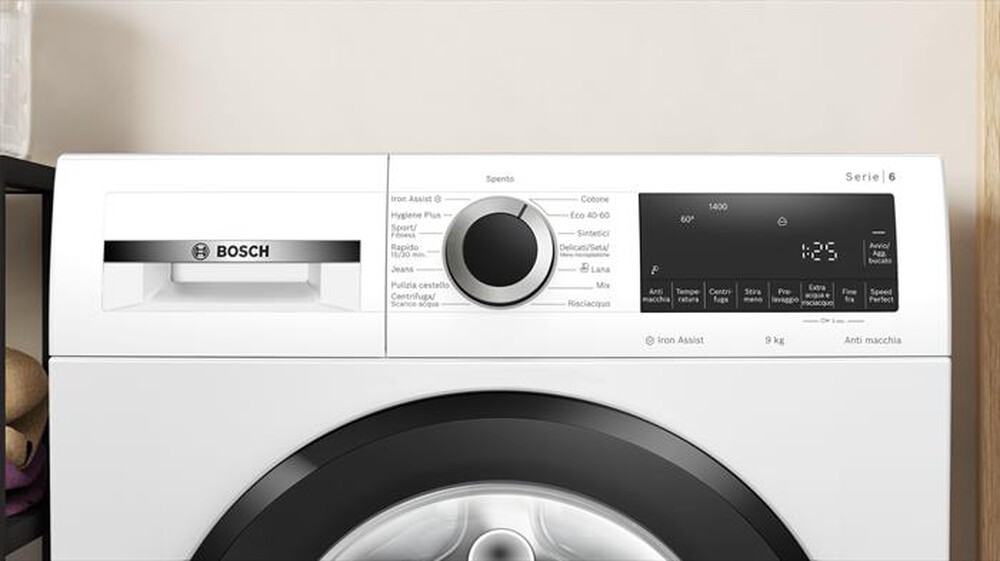 Immagine del prodotto BOSCH - Lavatrice Serie 6 WGG244Z9IT 9Kg 1400g/m Classe A-BIANCA