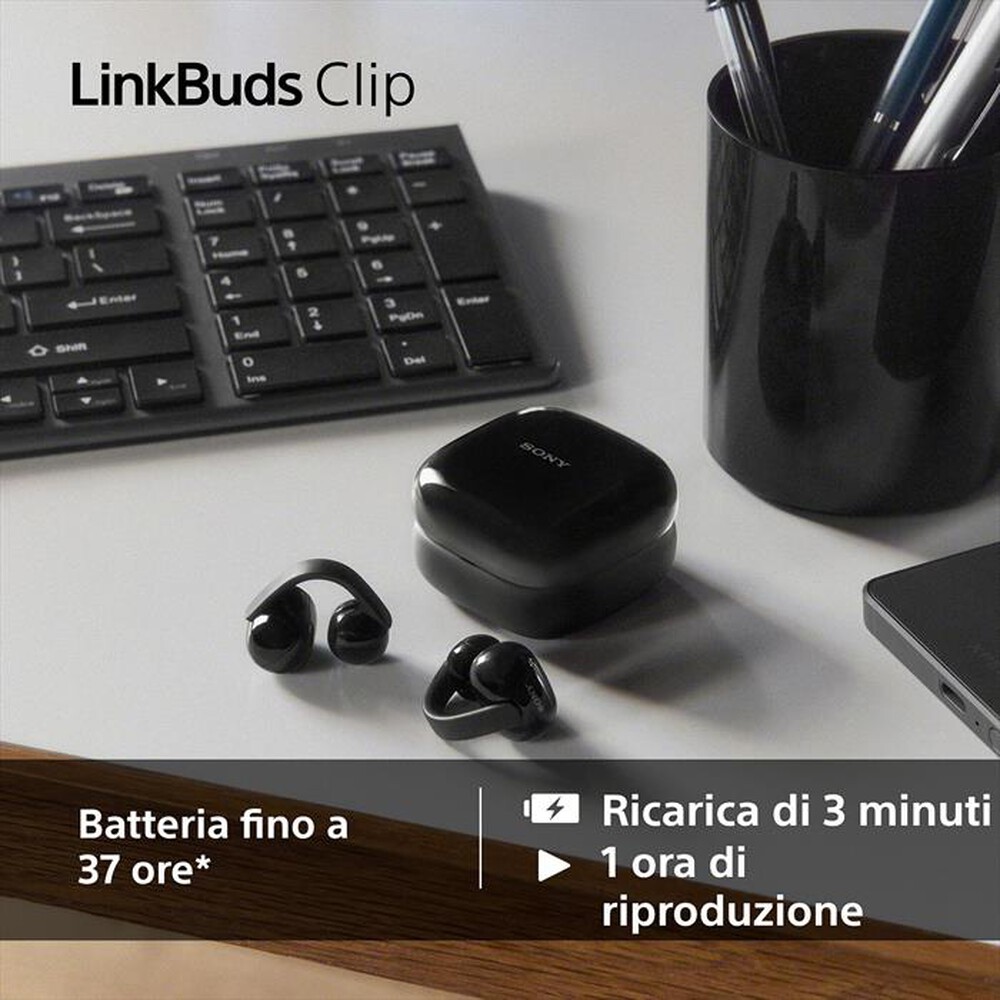 Immagine del prodotto SONY - Auricolari wireless LinkBuds Clip WFLC900C.CE7-Greige