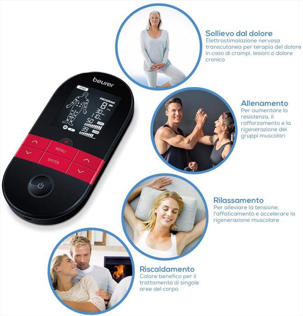 Immagine del prodotto BEURER - EM 59 Elettrostimolatore  digitale TENS/EMS-Nero