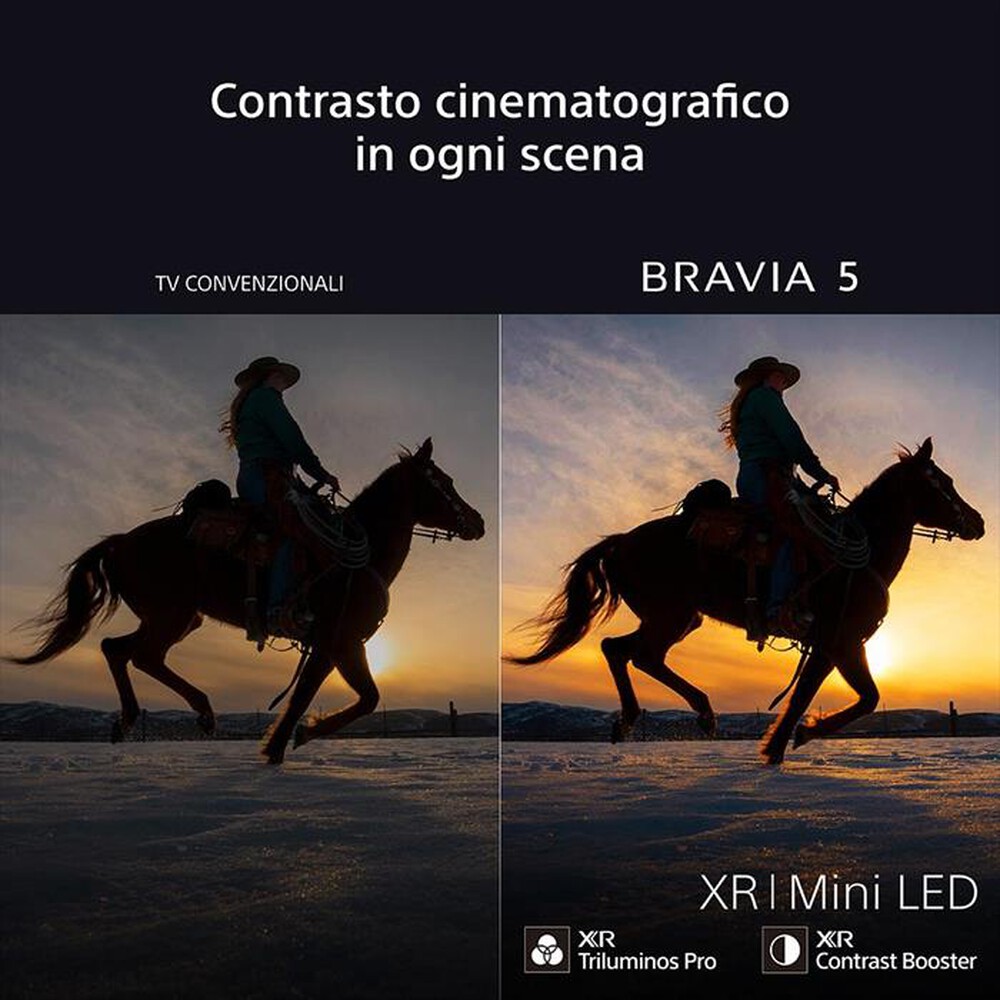 Immagine del prodotto SONY - Smart TV MINI LED FHD 85" K85XR55BP.CEI-Nero