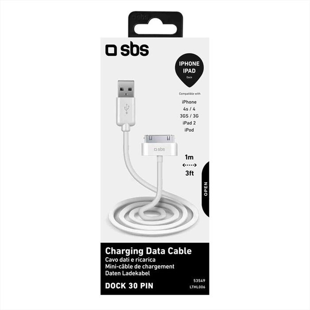 Immagine del prodotto SBS - Cavo LTHL006-Bianco
