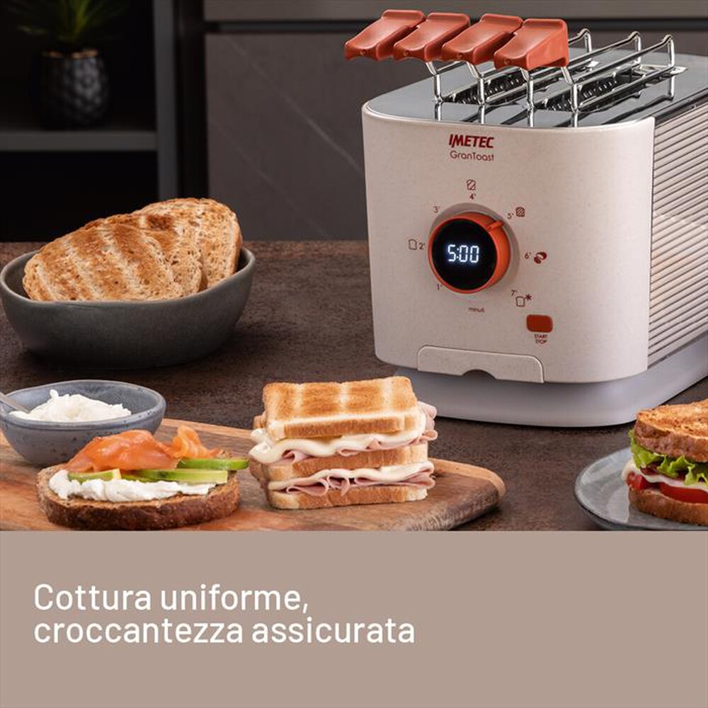 Immagine del prodotto IMETEC - TOSTAPANE GRANTOAST-Sabbia, Terra di Siena