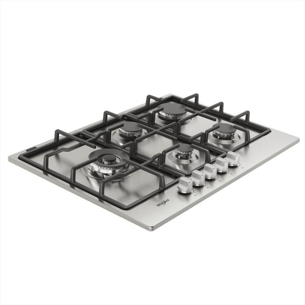 "WHIRLPOOL - Piano cottura a gas TGML 761 IX/R 73 cm-Acciaio inossidabile"