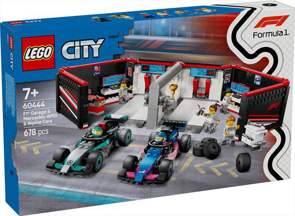 Immagine del prodotto LEGO - CITY F1 Garage con Mercedes-AMG e Alpine F1® 60444
