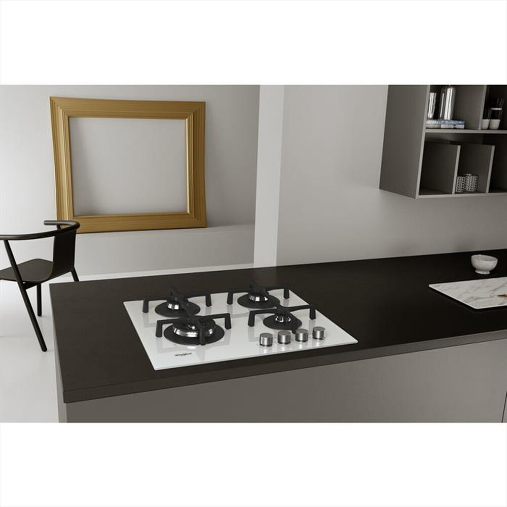 "WHIRLPOOL - Piano cottura a gas ELEMENTS GOA 6423/WH 59cm-Bianco"