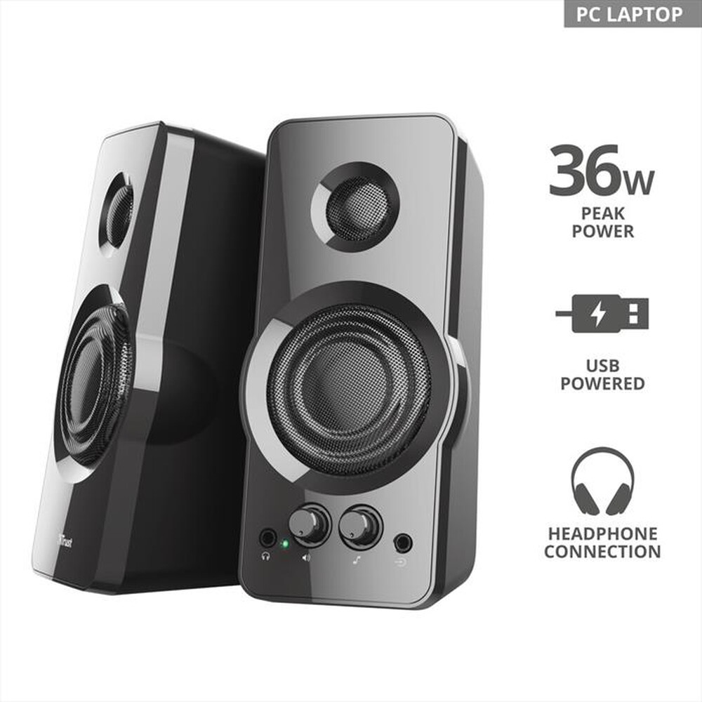 "TRUST - ORION STEREO SPEAKER SET-Black"