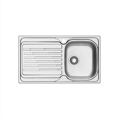 GLEM GAS - Lavello 1 vasca EUR861DX-Inox