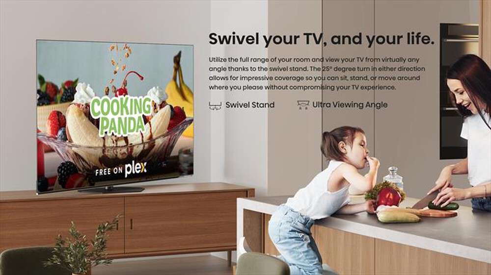 Immagine del prodotto HISENSE - Smart TV OLED 55" 4K Ultra HD 55A86N 120Hz-NERO