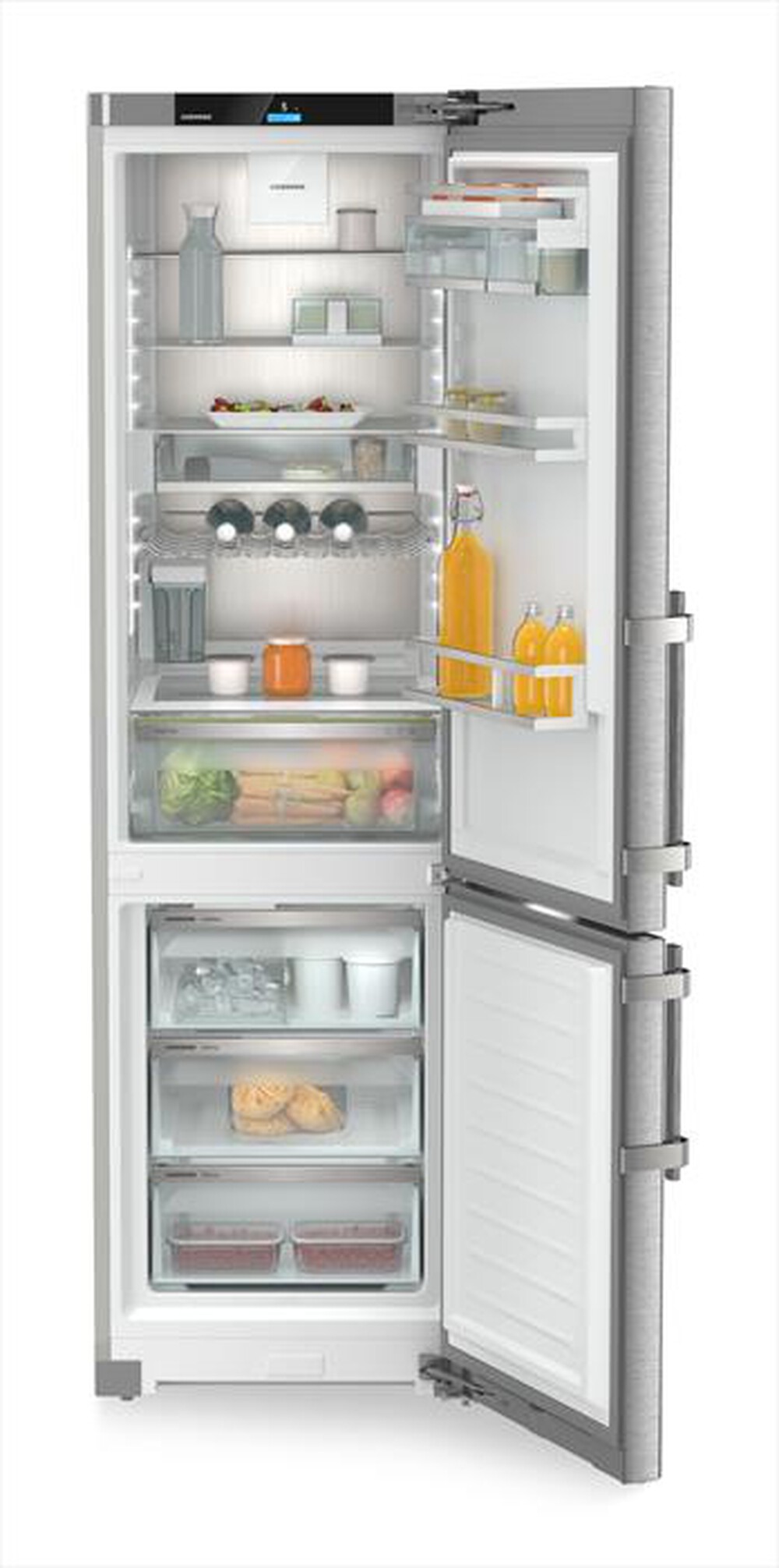 "LIEBHERR - Frigorifero combinato CNSDD 5763-20 Classe D-Acciaio SmartSteel / Silver"