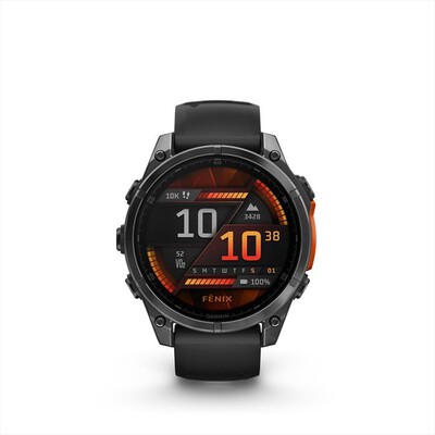 GARMIN - Smartwatch FENIX 8, 47MM-Grigio scuro / Nero