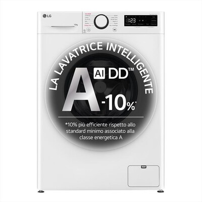 LG - Lavatrice AI DD F4R3010NSWW 10 Kg Classe A-Bianca