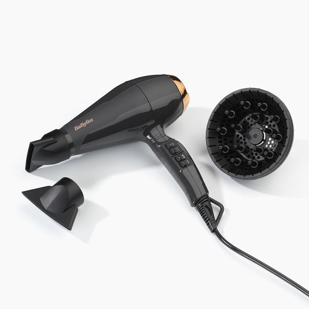 "BABYLISS - Asciugacapelli 6719DE-GRIGIO/BRONZO"