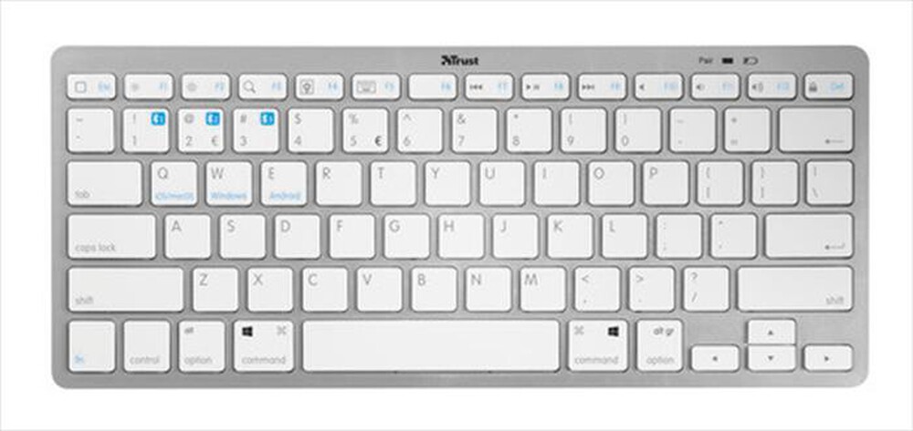 "TRUST - NADO BLUETOOTH KEYBOARD IT-White/Grey"