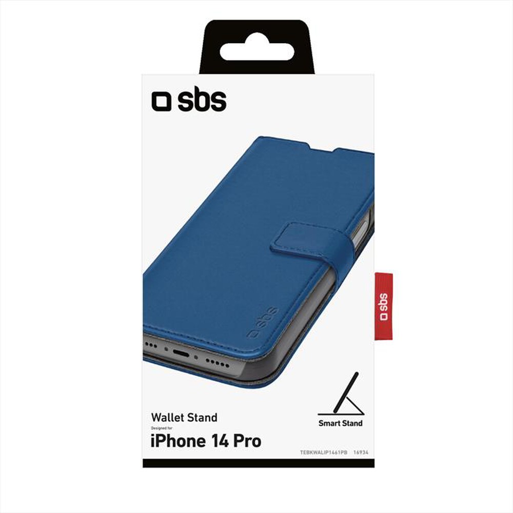 "SBS - Cover TEBKWALIP1461PB per iPhone 14  Pro-Blu"
