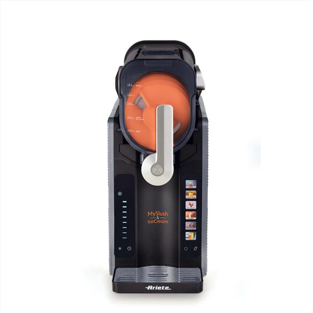 Immagine del prodotto ARIETE - Macchina granite e gelati 655 MYSLUSH & ICECREAM-Acciaio inox, Nero