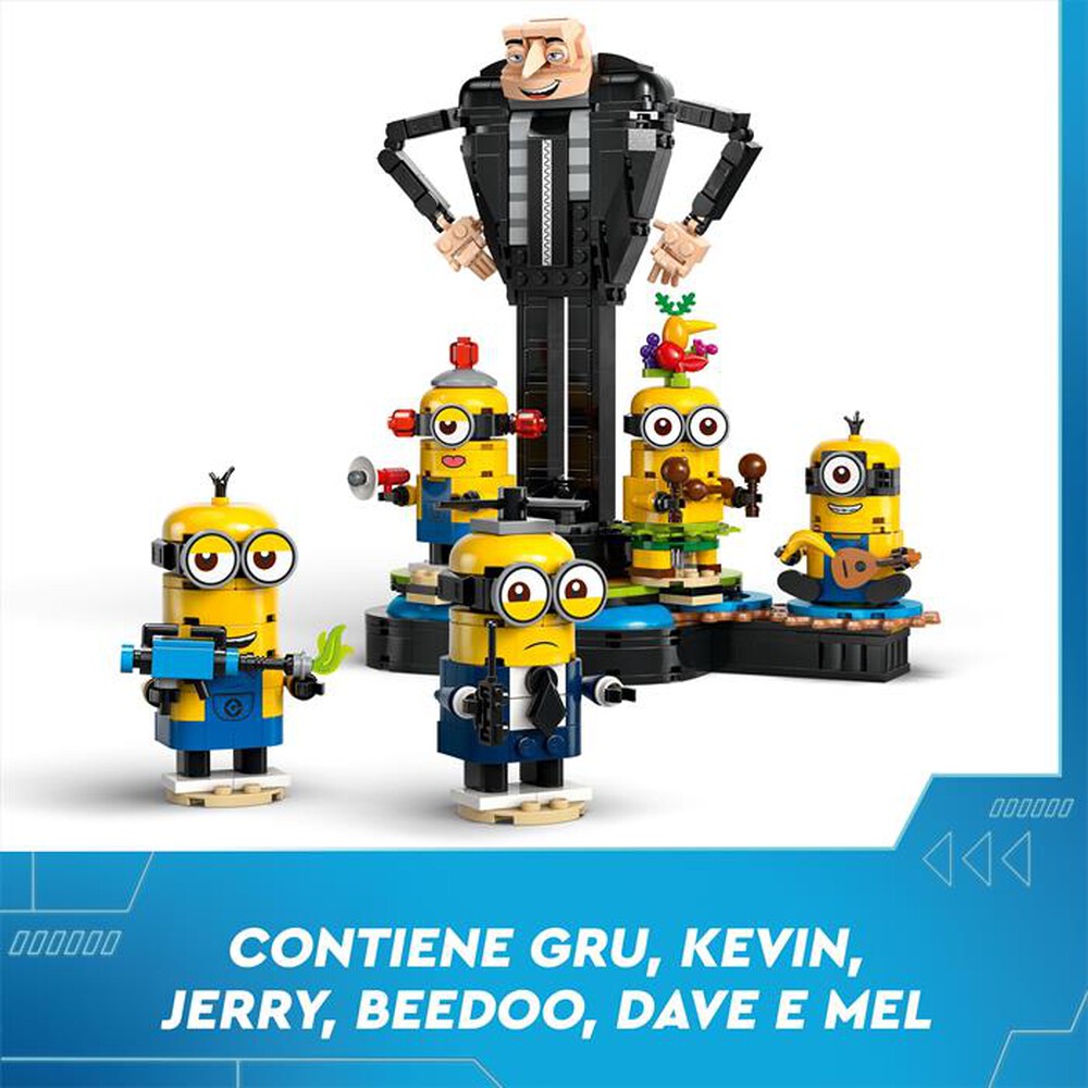 Immagine del prodotto LEGO - CATTIVISSIMO ME Gru e Minions in mattoncini 75582