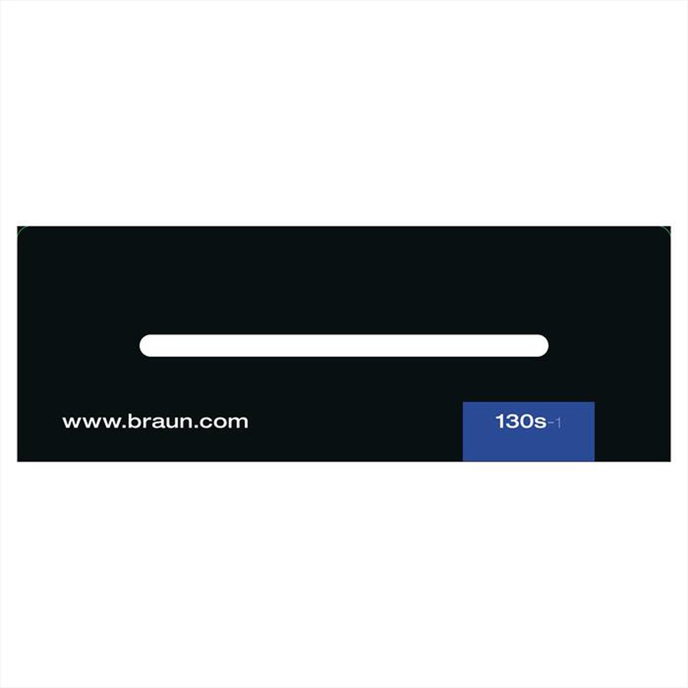 "BRAUN - SERIES 1 130 S-Nero"
