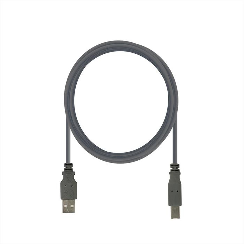 Immagine del prodotto SBS - USB 2.0 comp.Cable,St.A-St.B,3m,grey-Grigio scuro