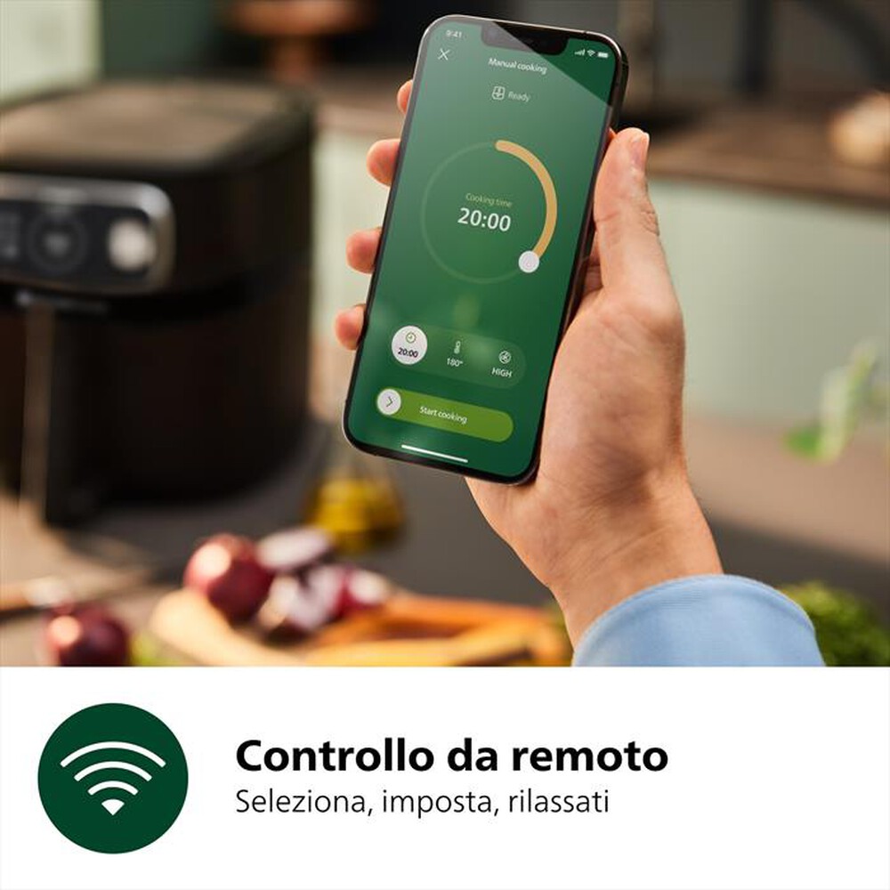 Immagine del prodotto PHILIPS - FRIGGITRICE AIRFRYER SERIE 7000 DA 8.3L HD9876/90-nero