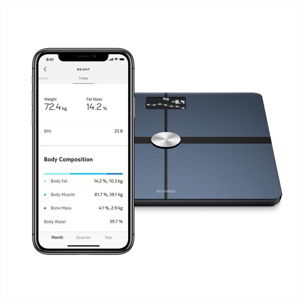 "WITHINGS - Bilancia Smart BODY+-Black"