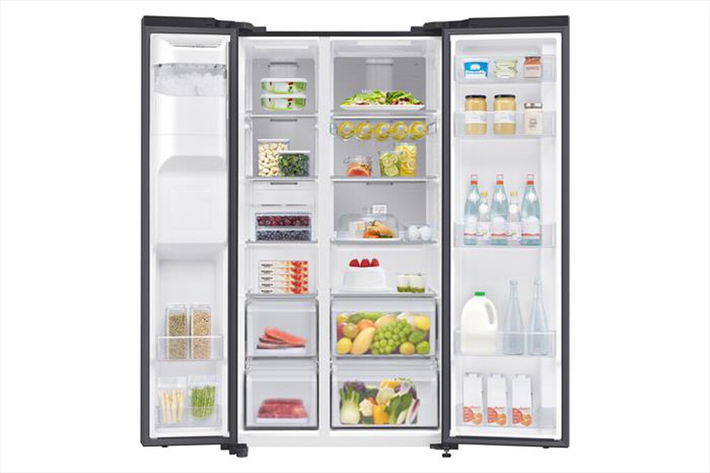 "SAMSUNG - Frigorifero side by side RS65DG54M3B1EF Classe E-Antracite"