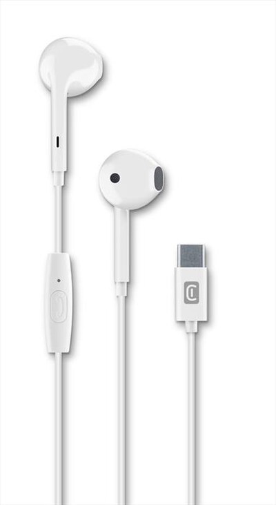 CELLULARLINE - Auricolare cuffia AUCAPSULETYPECW-Bianco