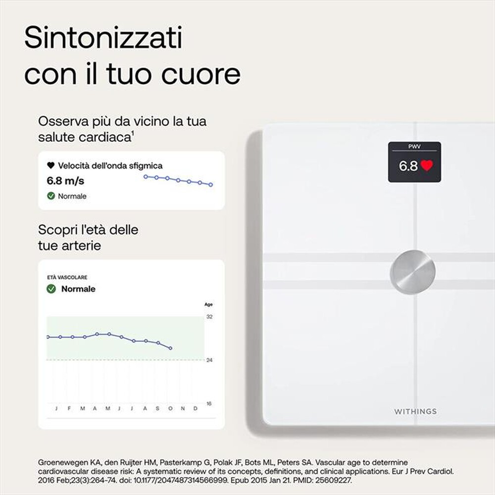 "WITHINGS - Pesa persone smart BODY COMP-WHITE"