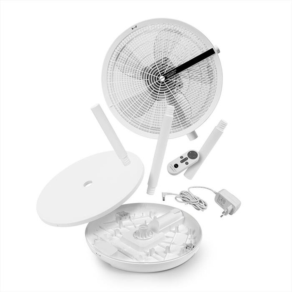 "MACOM - Ventilatore a piantana SMONTY-bianco"
