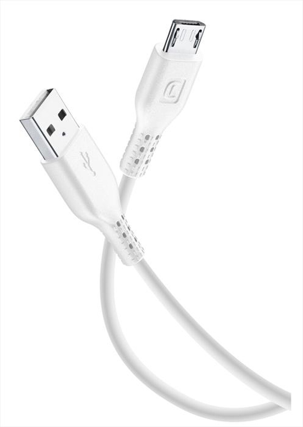 CELLULARLINE - Flat USB data cable-Bianco
