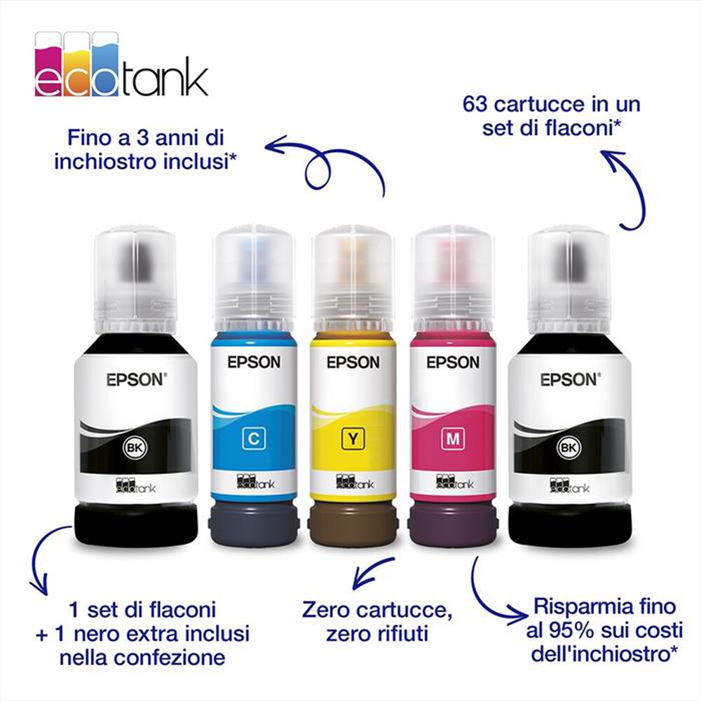 Immagine del prodotto EPSON - Multifunzione ET-3956-Bianco