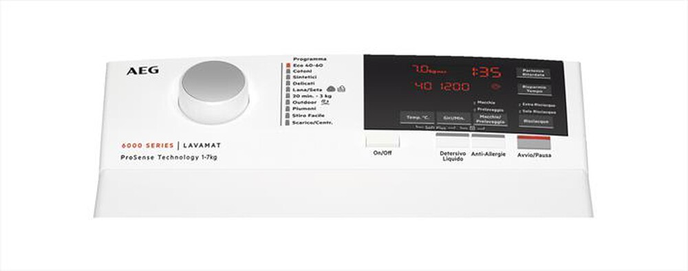 Immagine del prodotto AEG - Lavatrice L6TBG723 7 Kg Classe E-Bianco