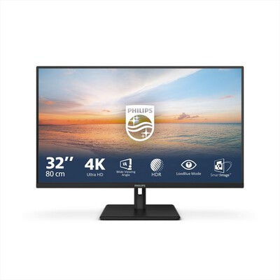 PHILIPS - Monitor LCD 4K 31,5" 32E1N1800LA/00-nero