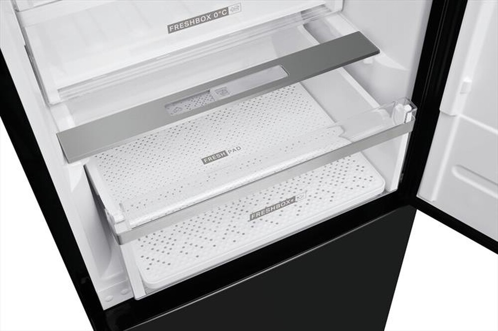 "WHIRLPOOL - Frigorifero combinato W9 931D KS H Classe D 388lt-Nero"