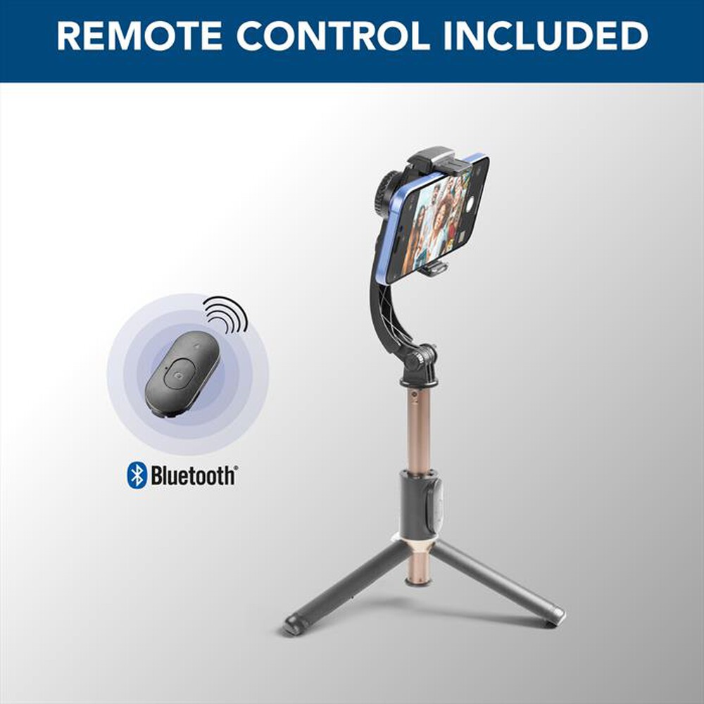 Immagine del prodotto CELLULARLINE - Stabilizzatore video gimbal BTFREEMOTIONK-Nero
