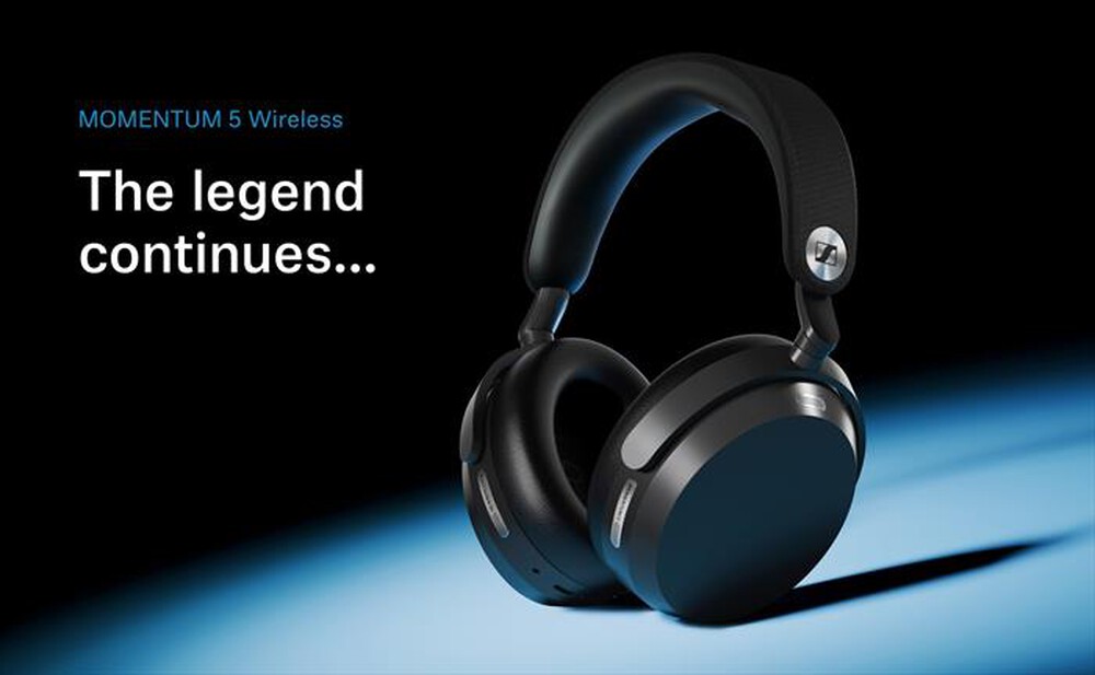 Immagine del prodotto SENNHEISER - Cuffia circumaurale wireless Bluetooth MOMENTUM 5-DENIM