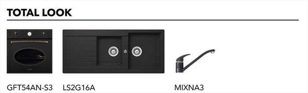 "GLEM GAS - Piano cottura a gas GT755AN 5 fuochi 68,5cm-Antracite"