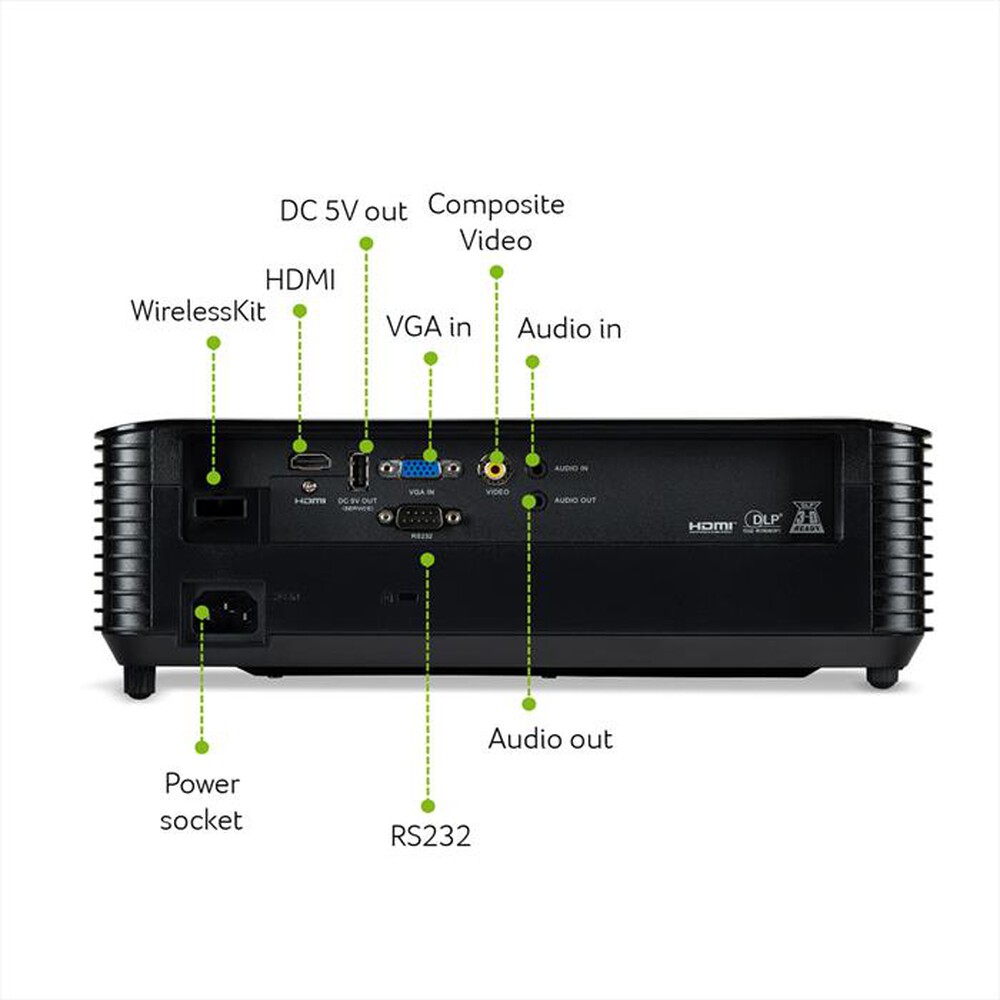 Immagine del prodotto ACER - X1328WI-Nero