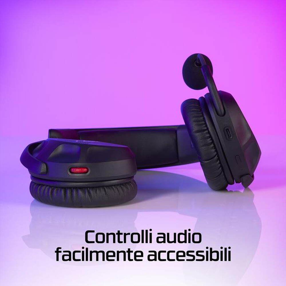 "HYPERX - Cuffie gaming per PC CLOUD STINGER 2-Nero"