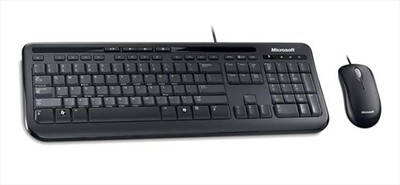 MICROSOFT - WIRED DESKTOP 600-Nero