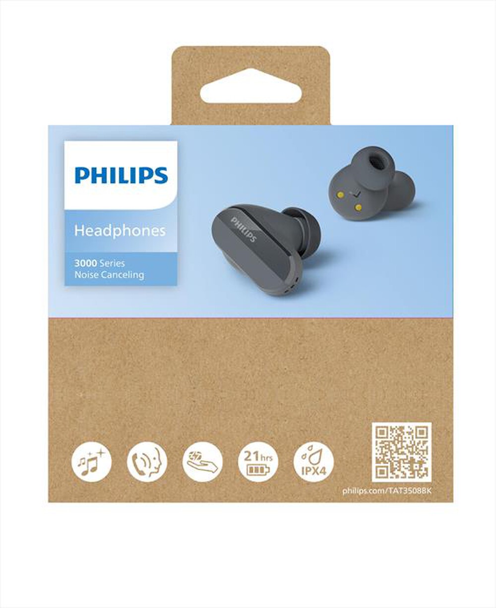 "PHILIPS - Auricolari In-Ear TAT3508BK/00"